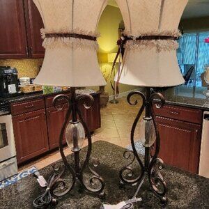 Brass Barley Twist Bedside Table Lamp